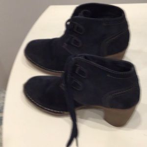 Clarke suede booties
